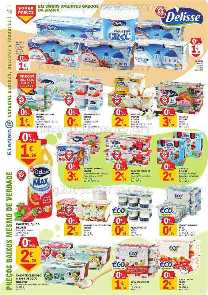 Antevisão Folheto E-LECLERC Especial Gelados e Bebidas Promoções de 27 junho a 9 julho