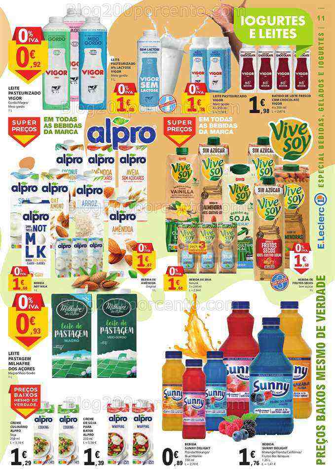 Antevisão Folheto E-LECLERC Especial Gelados e Bebidas Promoções de 27 junho a 9 julho