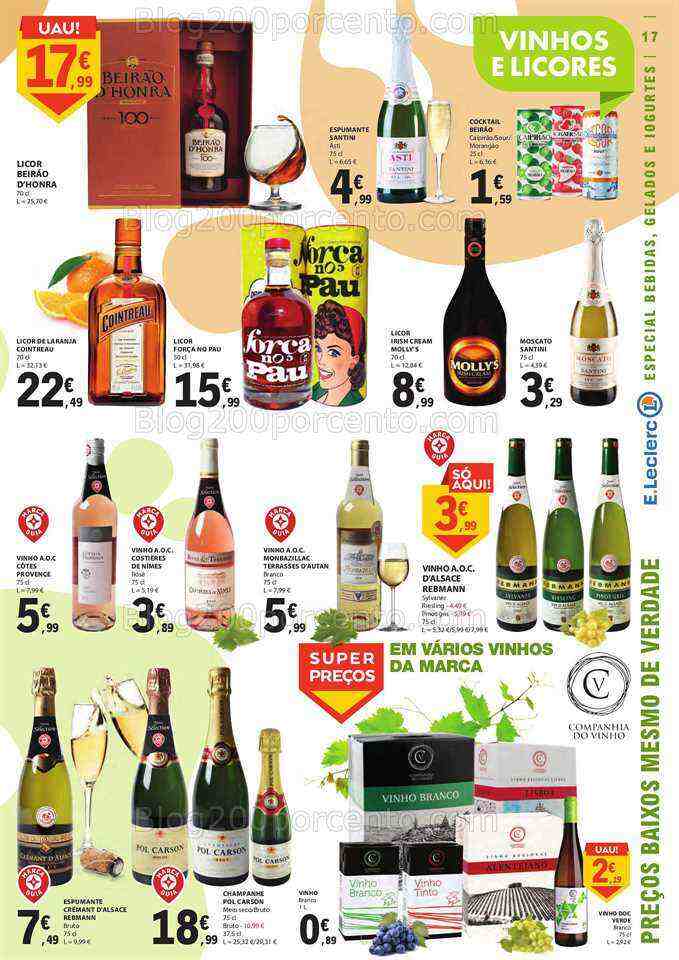 Antevisão Folheto E-LECLERC Especial Gelados e Bebidas Promoções de 27 junho a 9 julho