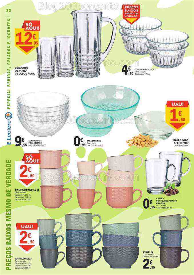 Antevisão Folheto E-LECLERC Especial Gelados e Bebidas Promoções de 27 junho a 9 julho