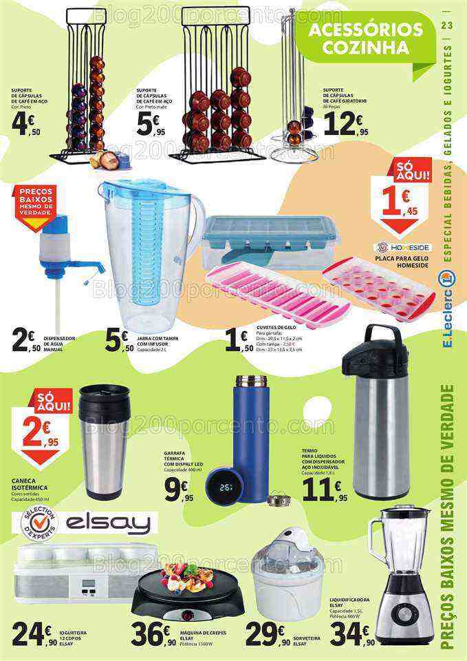 Antevisão Folheto E-LECLERC Especial Gelados e Bebidas Promoções de 27 junho a 9 julho