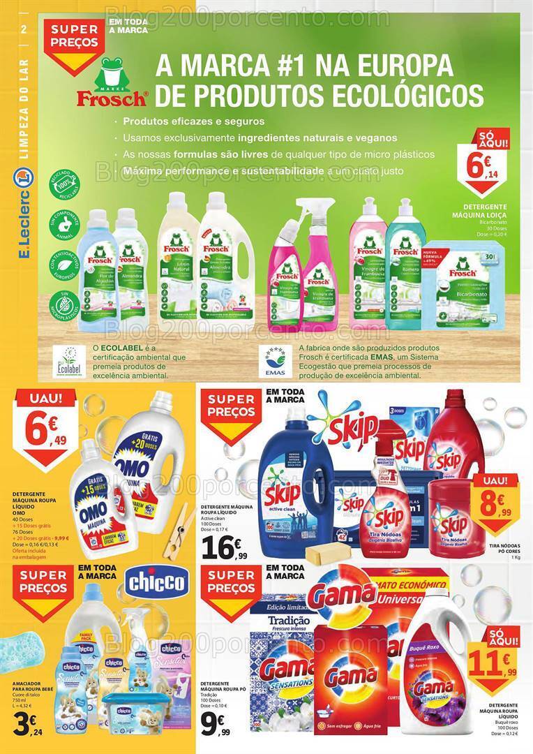 Antevisão Folheto E-LECLERC Promoções de 29 agosto a 10 setembro