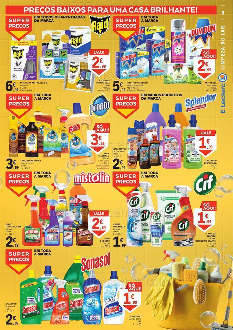 Antevisão Folheto E-LECLERC Promoções de 29 agosto a 10 setembro