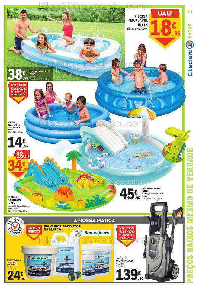 Antevisão Folheto E-LECLERC Bazar Promoções de 29 junho a 5 julho