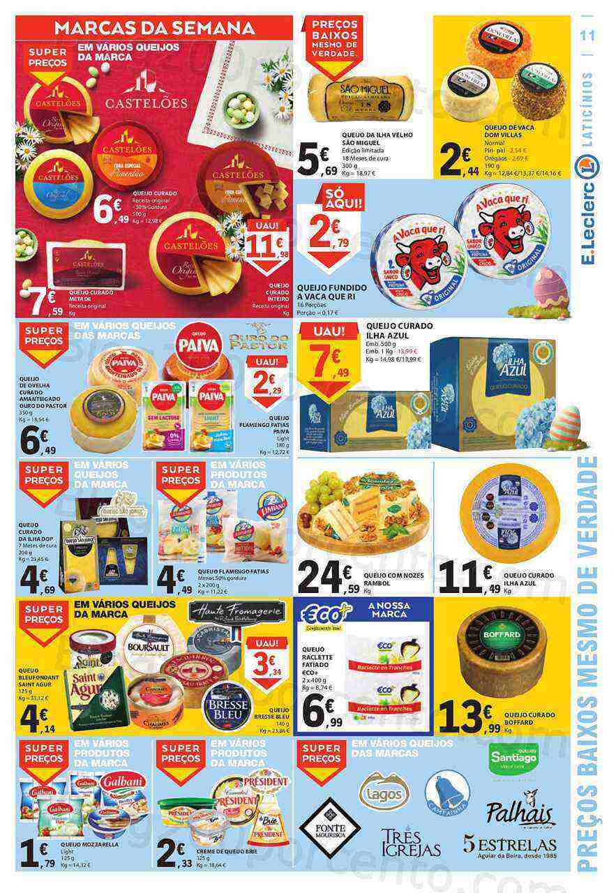 Antevisão Folheto E-LECLERC Páscoa Promoções de 30 março a 10 abril