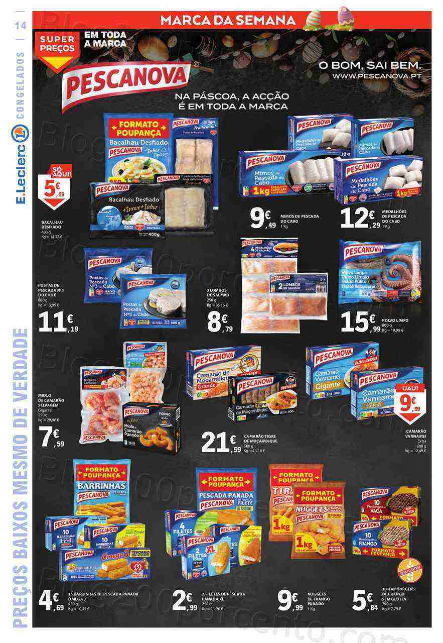 Antevisão Folheto E-LECLERC Páscoa Promoções de 30 março a 10 abril