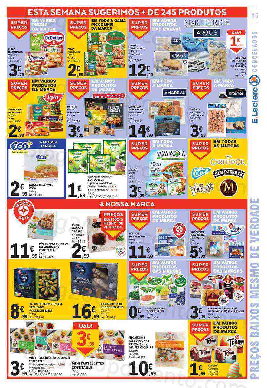 Antevisão Folheto E-LECLERC Páscoa Promoções de 30 março a 10 abril