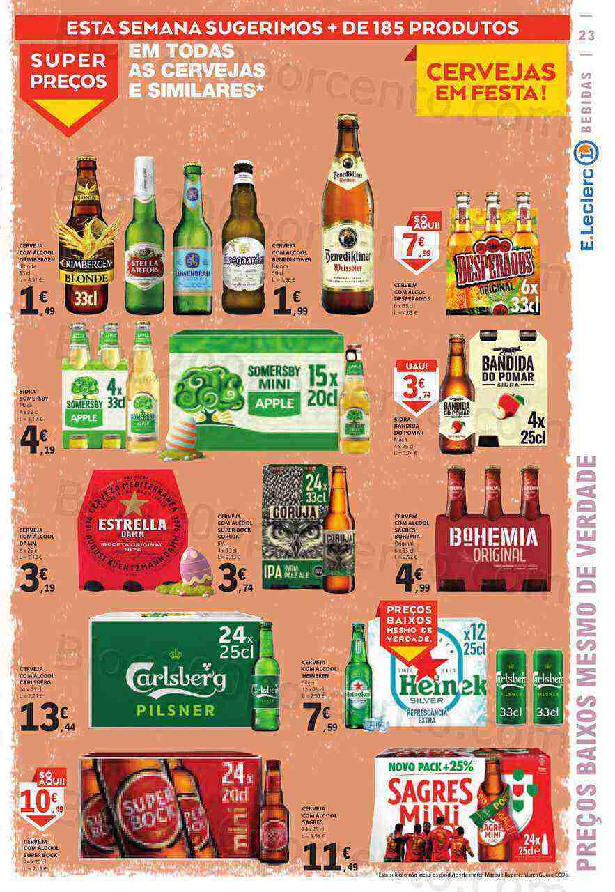 Antevisão Folheto E-LECLERC Páscoa Promoções de 30 março a 10 abril