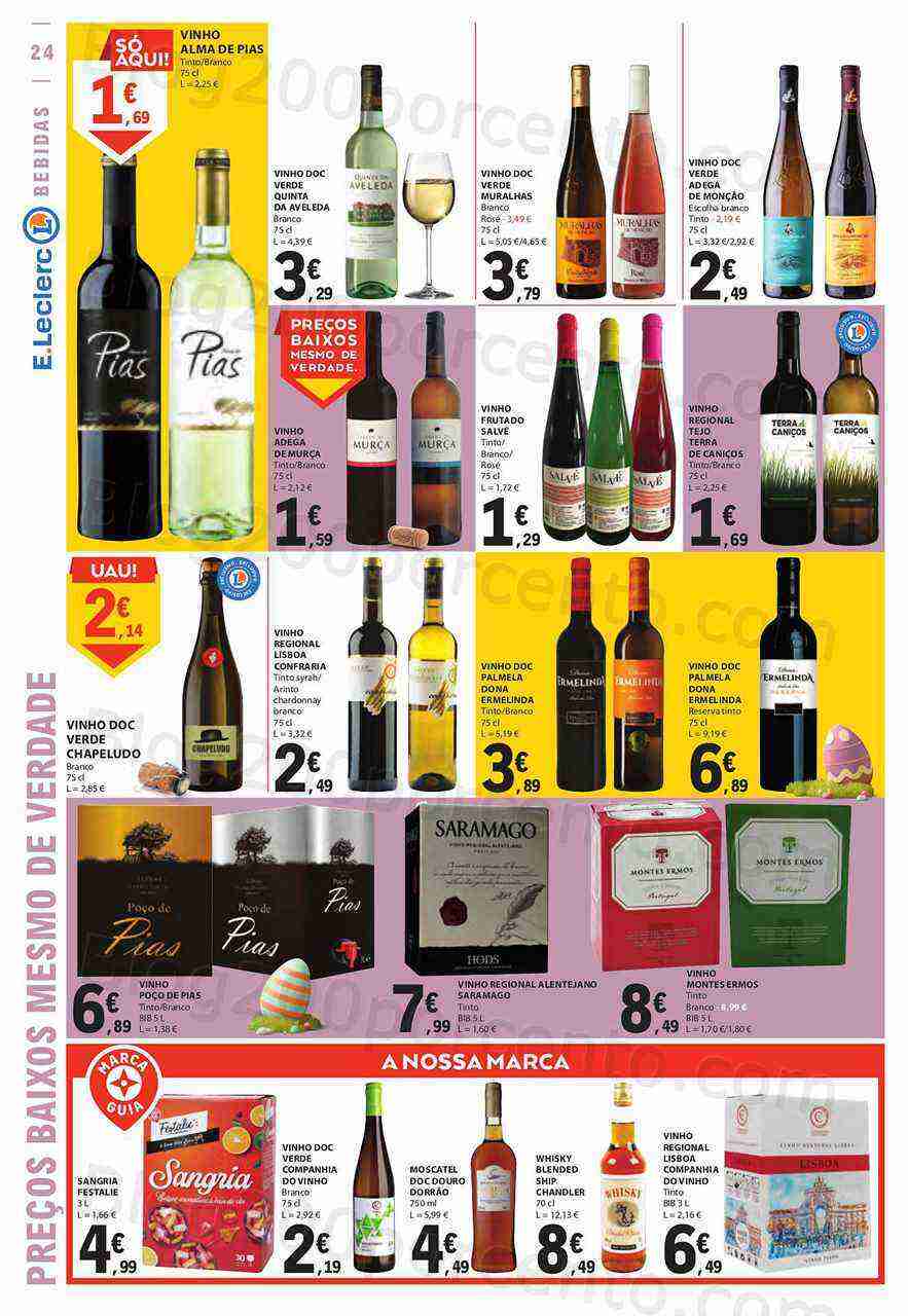 Antevisão Folheto E-LECLERC Páscoa Promoções de 30 março a 10 abril
