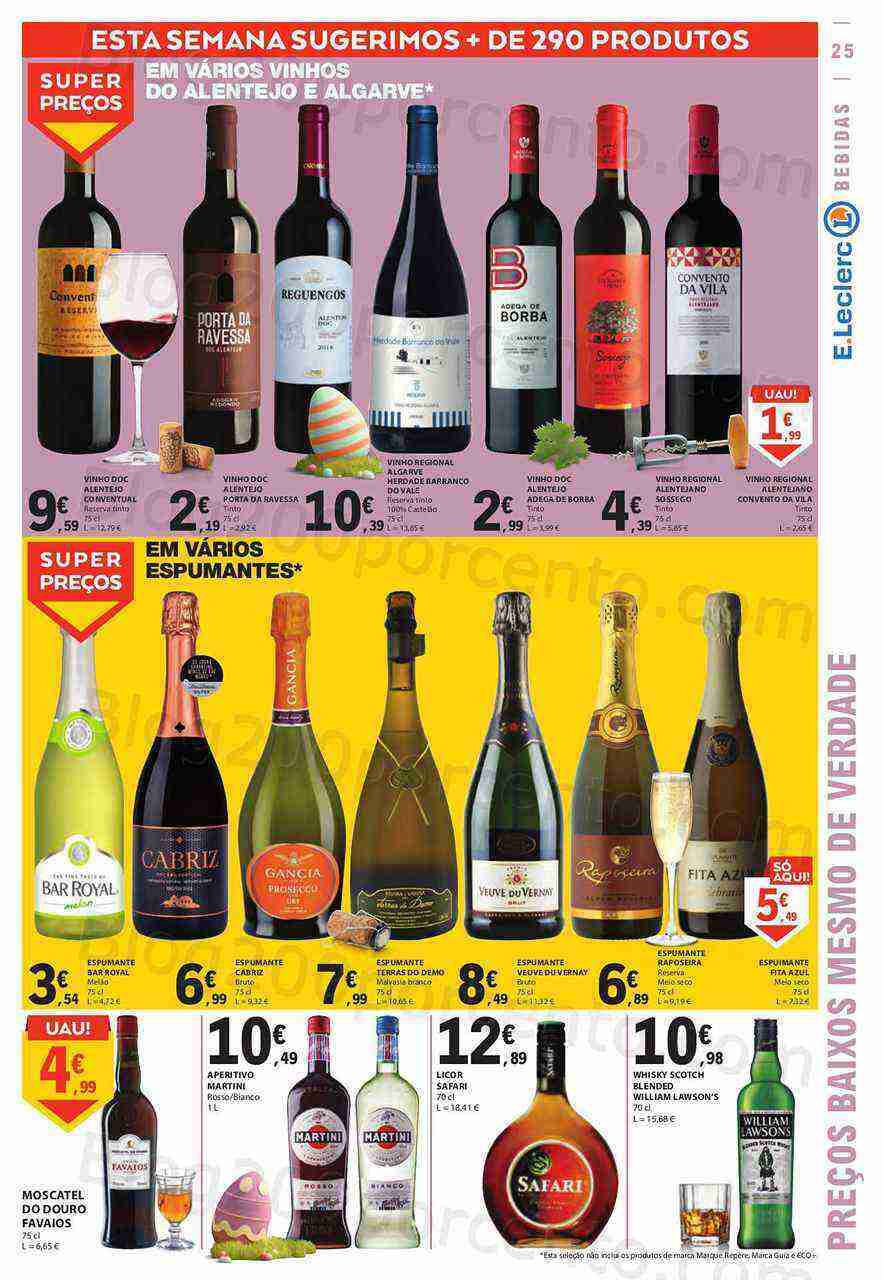 Antevisão Folheto E-LECLERC Páscoa Promoções de 30 março a 10 abril