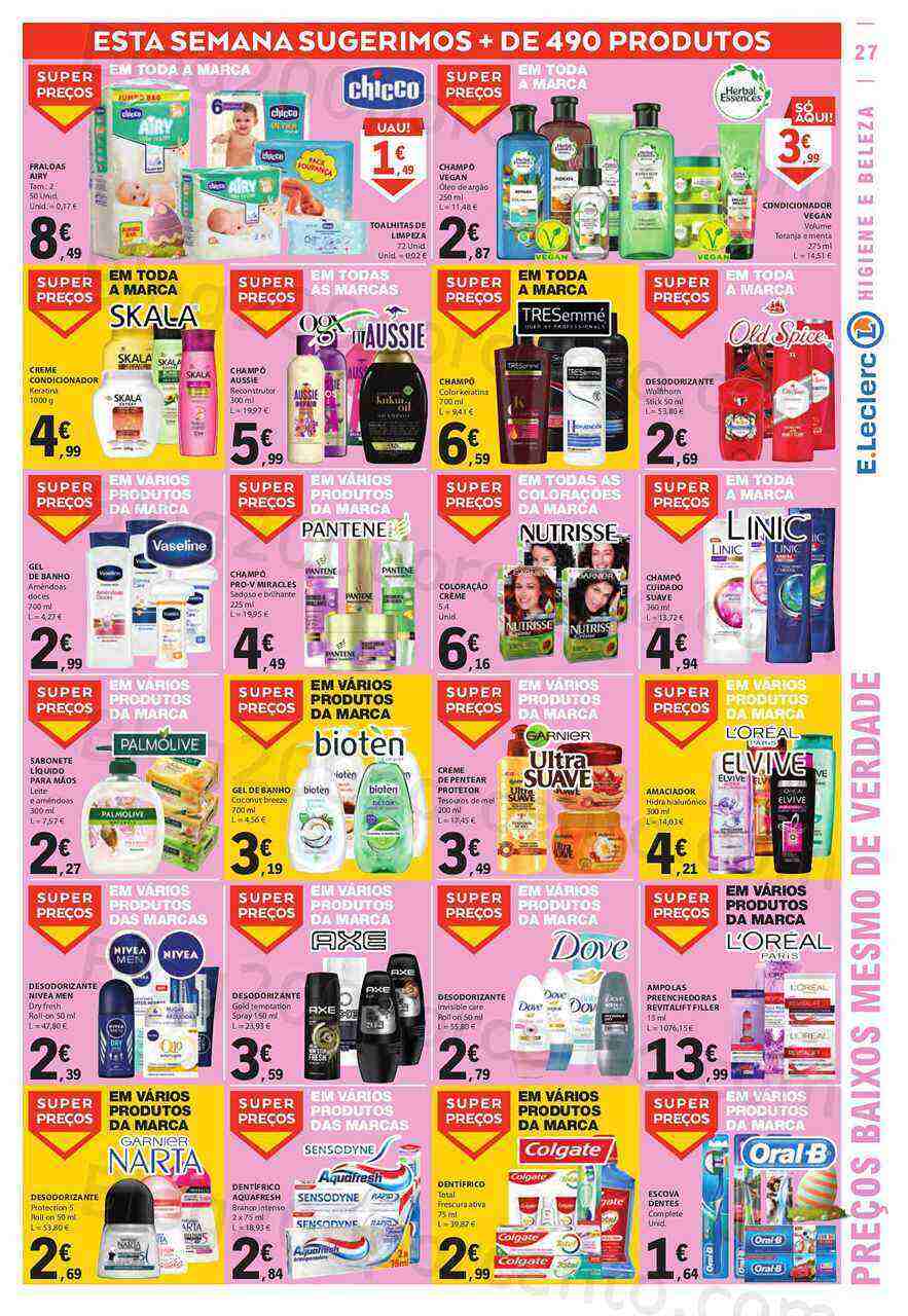 Antevisão Folheto E-LECLERC Páscoa Promoções de 30 março a 10 abril