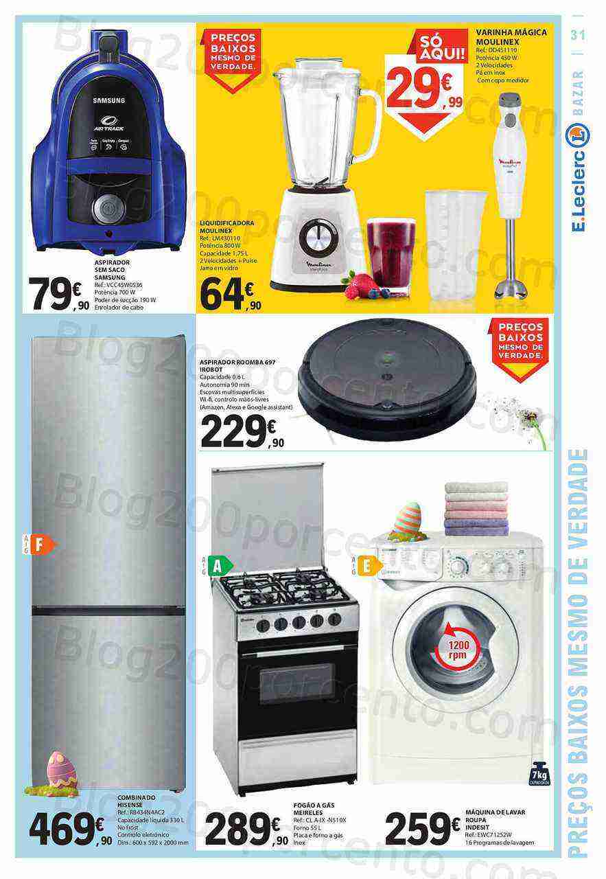 Antevisão Folheto E-LECLERC Bazar de 30 março a 10 abril