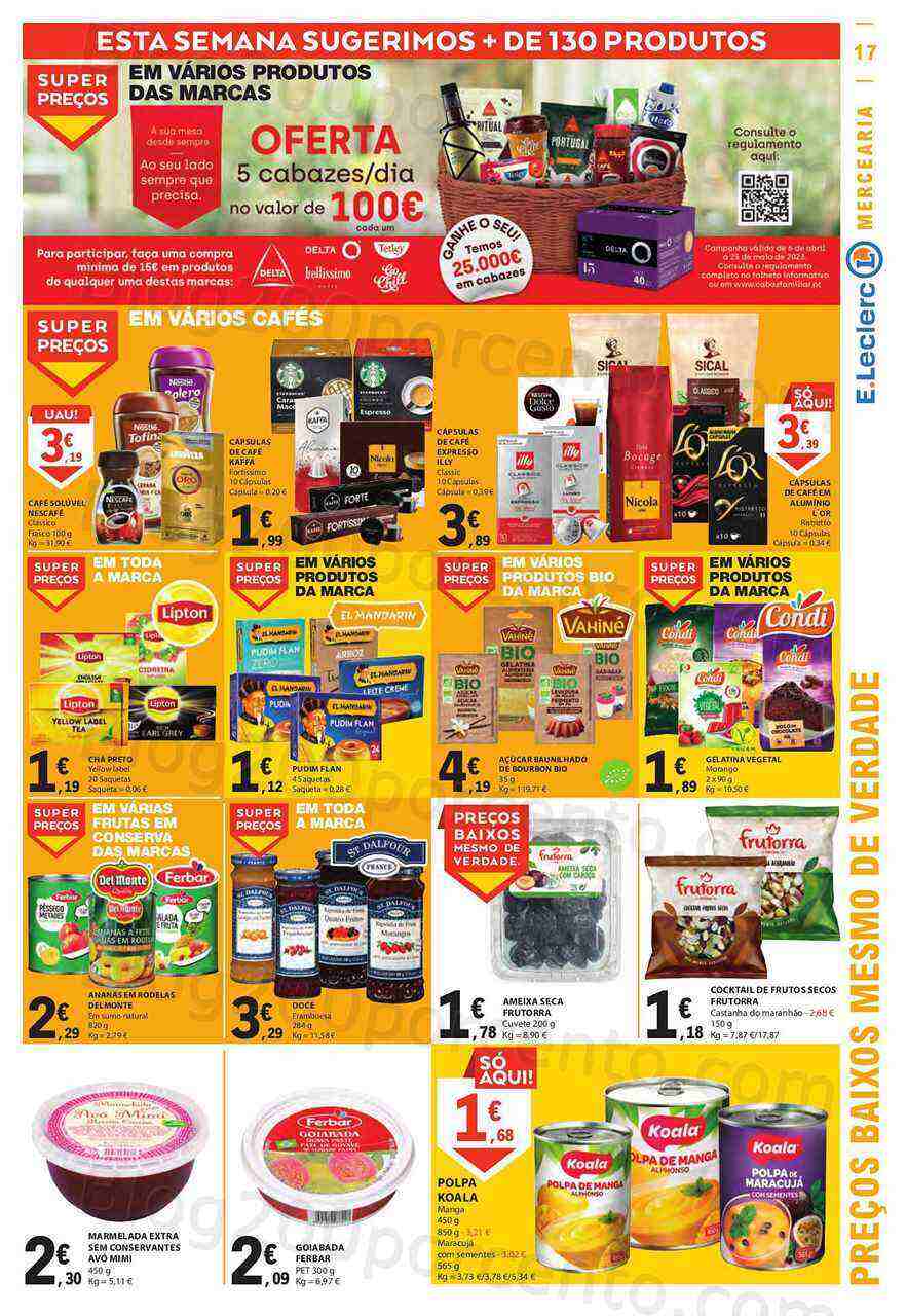 Antevisão Folheto E-LECLERC Promoções 4 a 10 maio