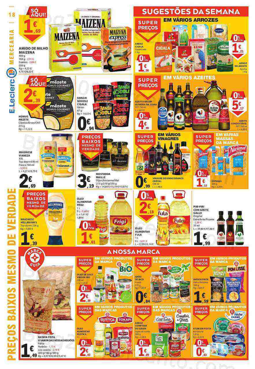 Antevisão Folheto E-LECLERC Promoções 4 a 10 maio