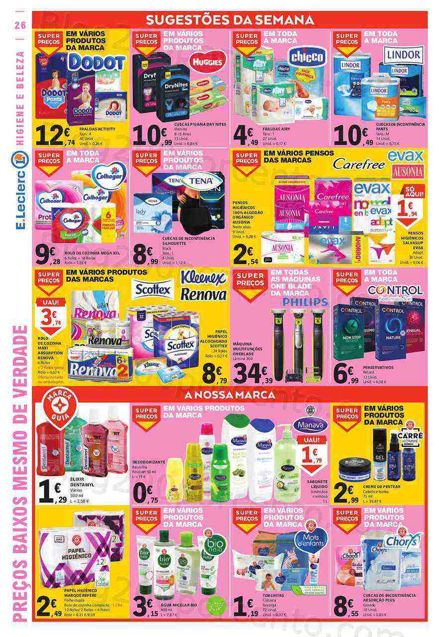 Antevisão Folheto E-LECLERC Promoções 4 a 10 maio