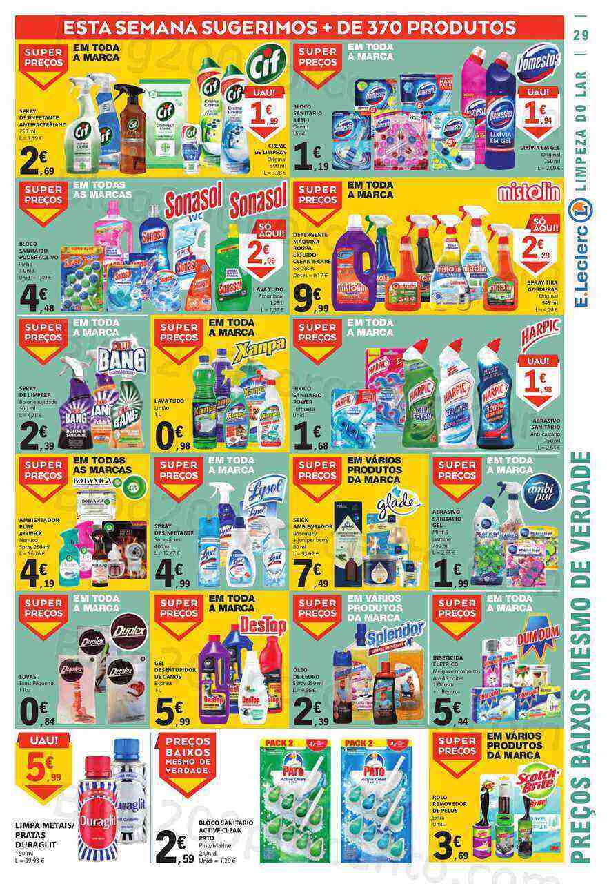 Antevisão Folheto E-LECLERC Promoções 4 a 10 maio
