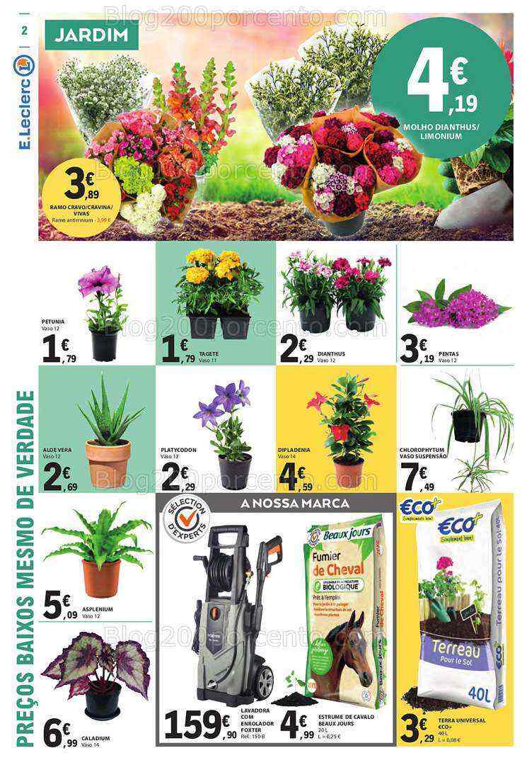 Antevisão Folheto E-LECLERC Bazar Verão Promoções de 6 a 19 julho