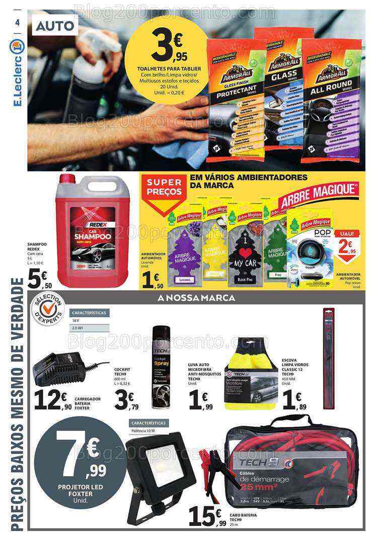 Antevisão Folheto E-LECLERC Bazar Verão Promoções de 6 a 19 julho