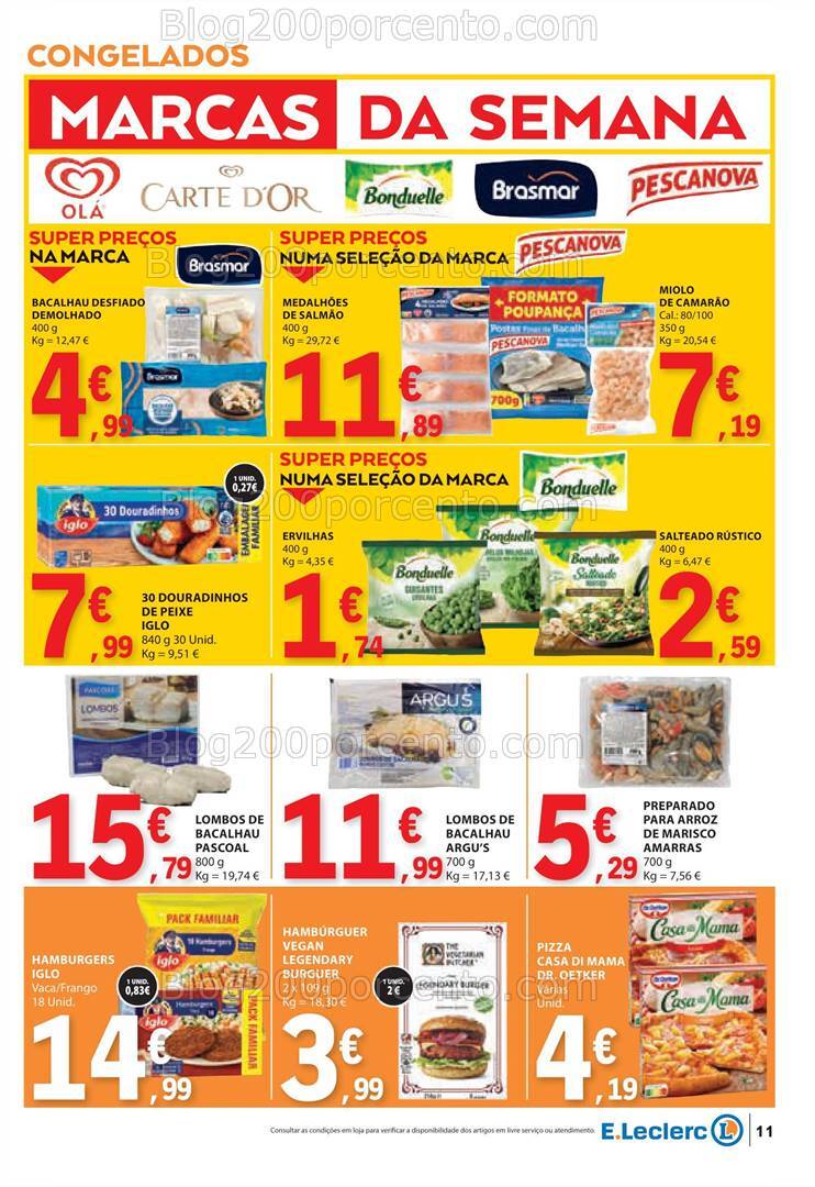 Antevisão Folheto E-LECLERC Promoções de 8 a 14 agosto