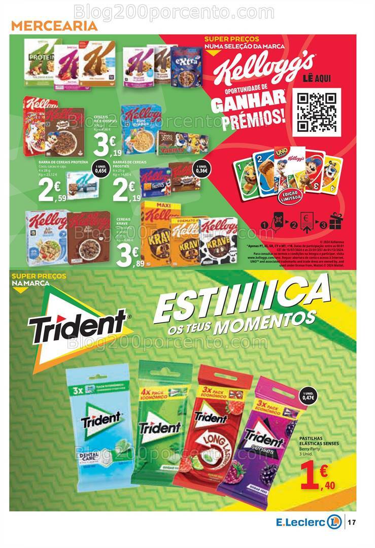 Antevisão Folheto E-LECLERC Promoções de 8 a 14 agosto