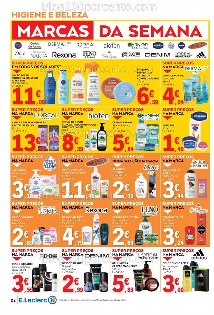 Antevisão Folheto E-LECLERC Promoções de 8 a 14 agosto