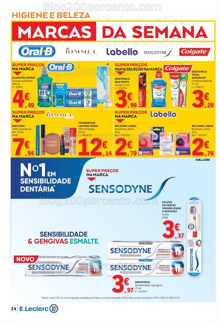 Antevisão Folheto E-LECLERC Promoções de 8 a 14 agosto