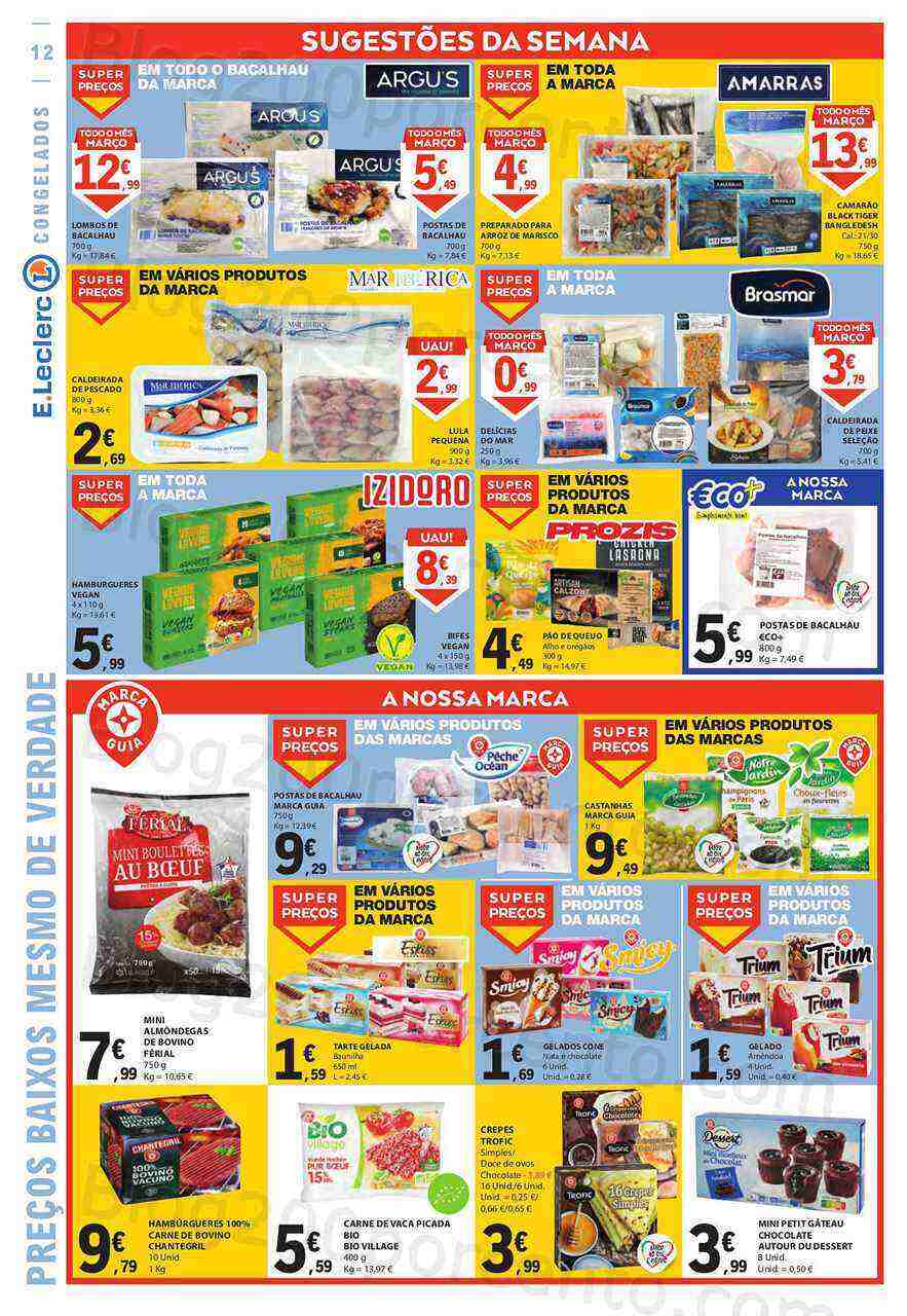 Antevisão Folheto E-LECLERC Promoções de 9 a 15 março