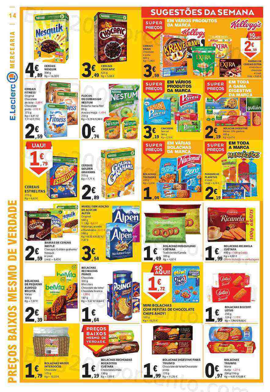 Antevisão Folheto E-LECLERC Promoções de 9 a 15 março