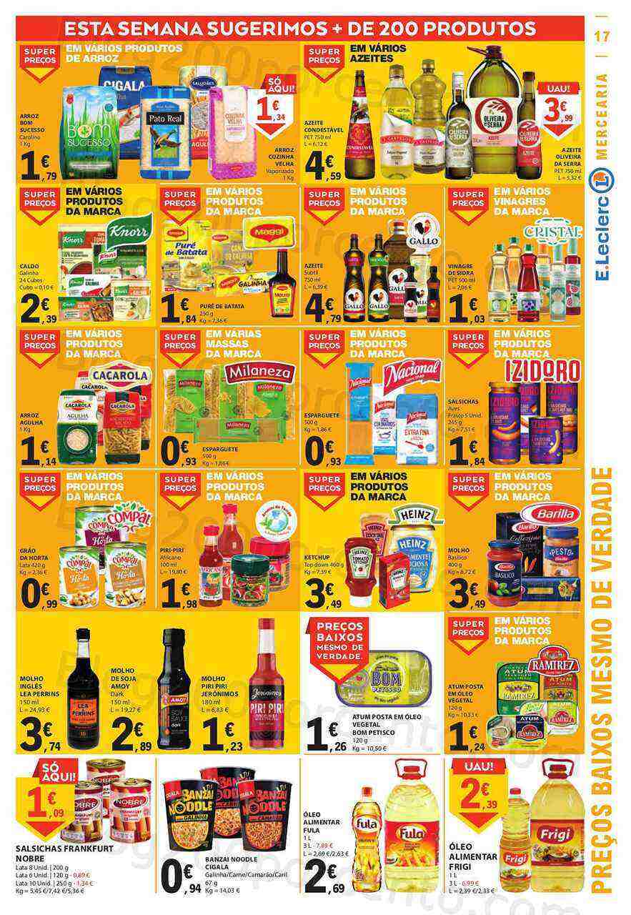 Antevisão Folheto E-LECLERC Promoções de 9 a 15 março