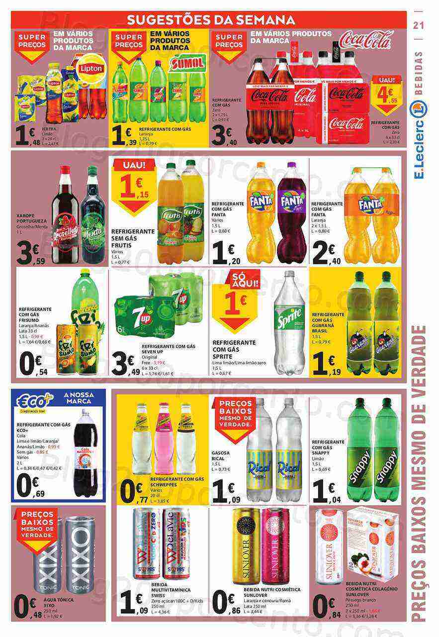 Antevisão Folheto E-LECLERC Promoções de 9 a 15 março