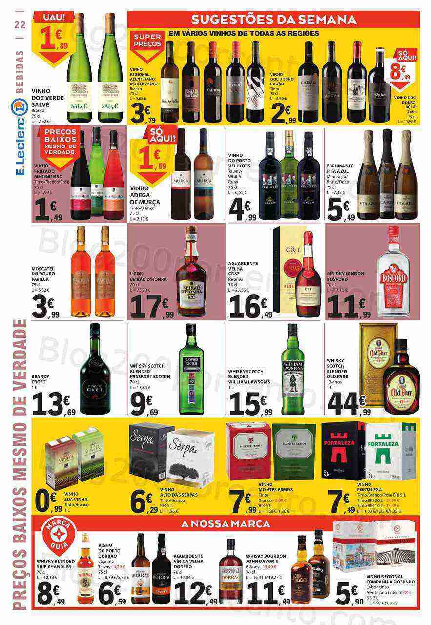 Antevisão Folheto E-LECLERC Promoções de 9 a 15 março