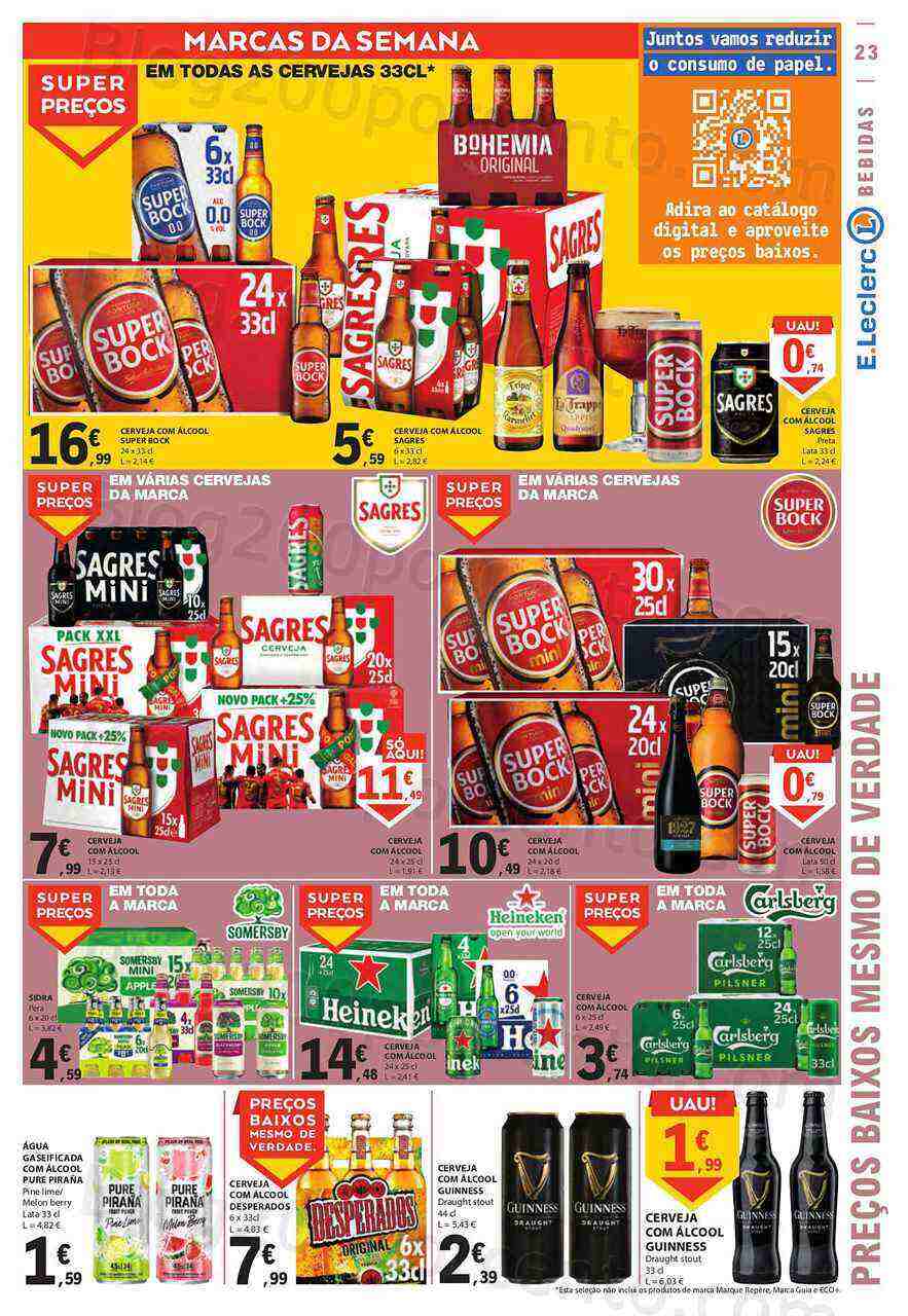 Antevisão Folheto E-LECLERC Promoções de 9 a 15 março