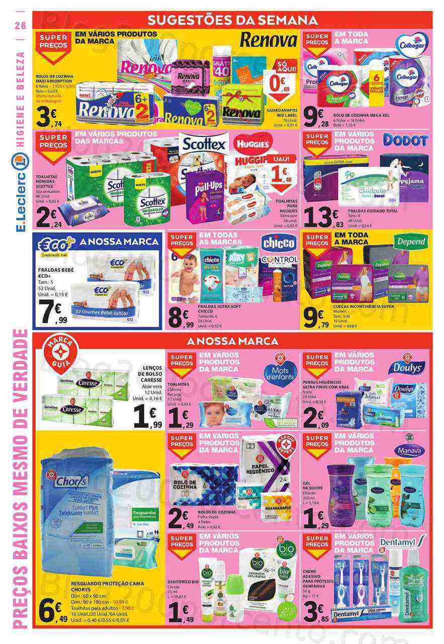 Antevisão Folheto E-LECLERC Promoções de 9 a 15 março