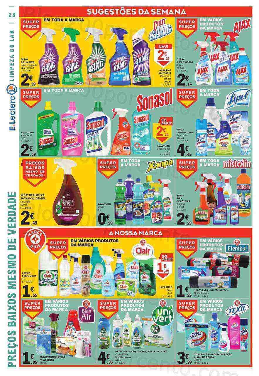 Antevisão Folheto E-LECLERC Promoções de 9 a 15 março