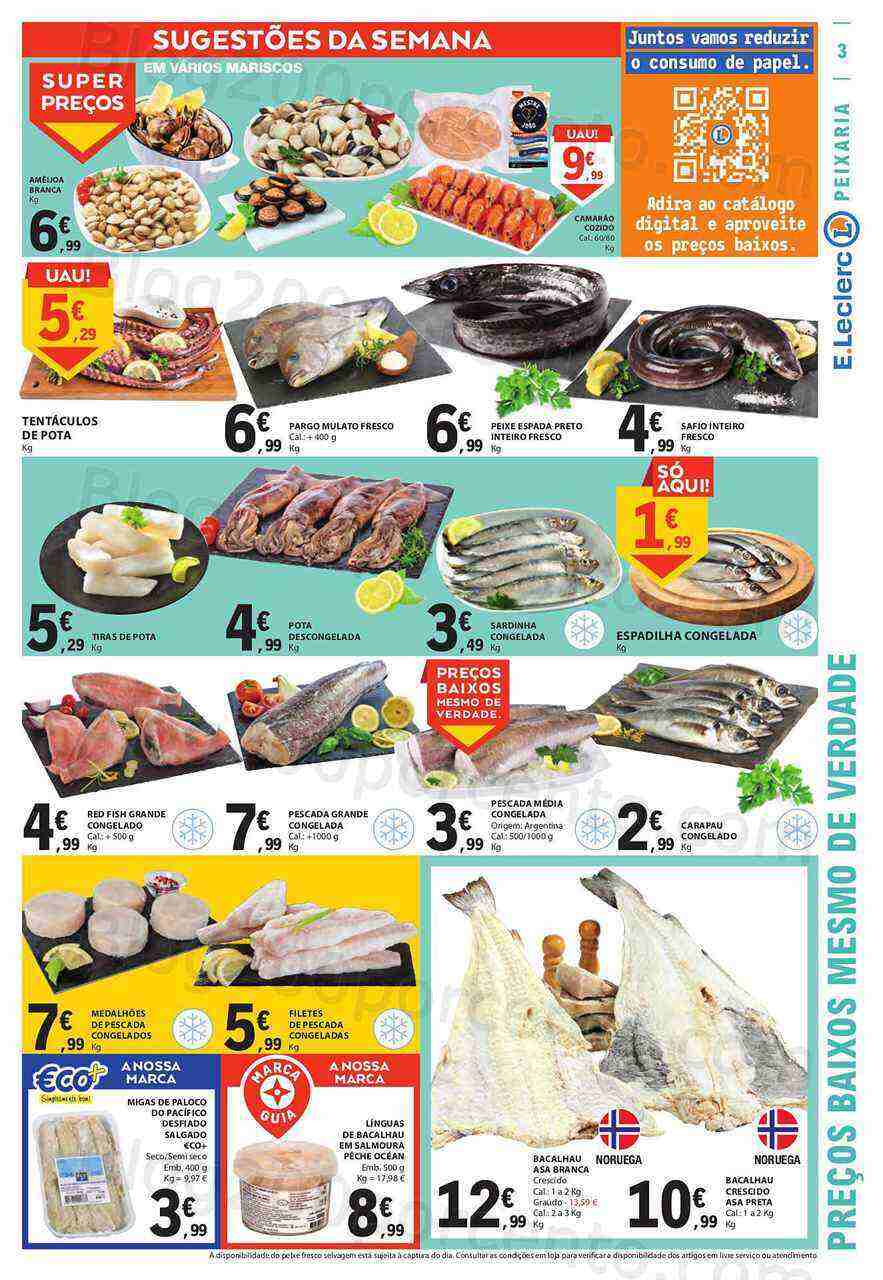 Antevisão Folheto E-LECLERC Promoções de 9 a 15 março