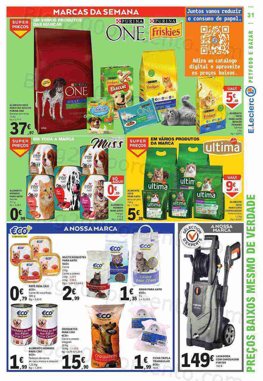 Antevisão Folheto E-LECLERC Promoções de 9 a 15 março