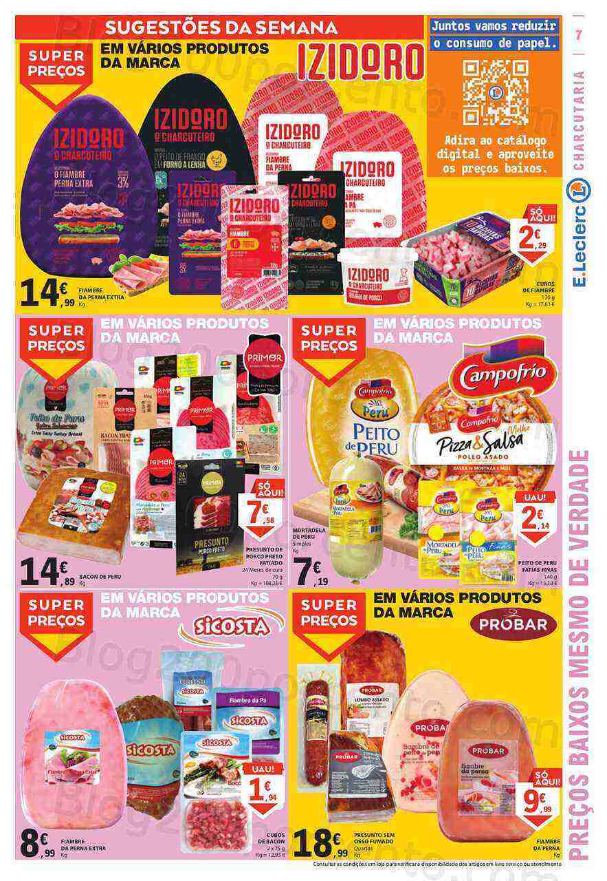 Antevisão Folheto E-LECLERC Promoções de 9 a 15 março
