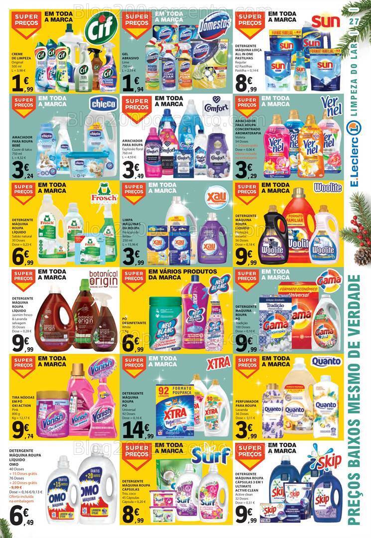 Antevisão Folheto E-LECLERC Promoções de 9 a 15 novembro