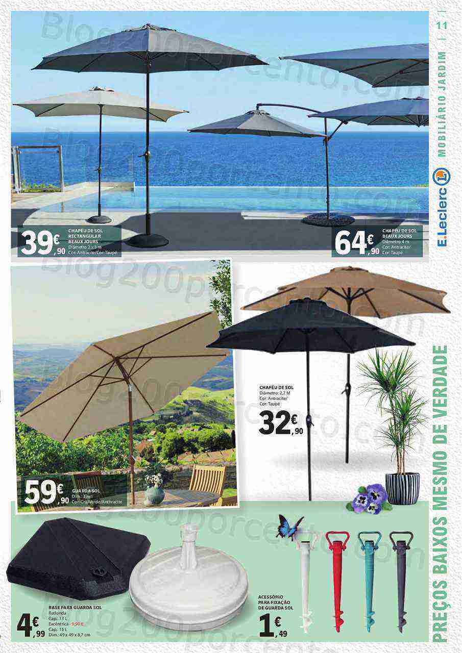 Antevisão Folheto E-LECLERC Especial Ar Livre Promoções de 2 a 28 maio