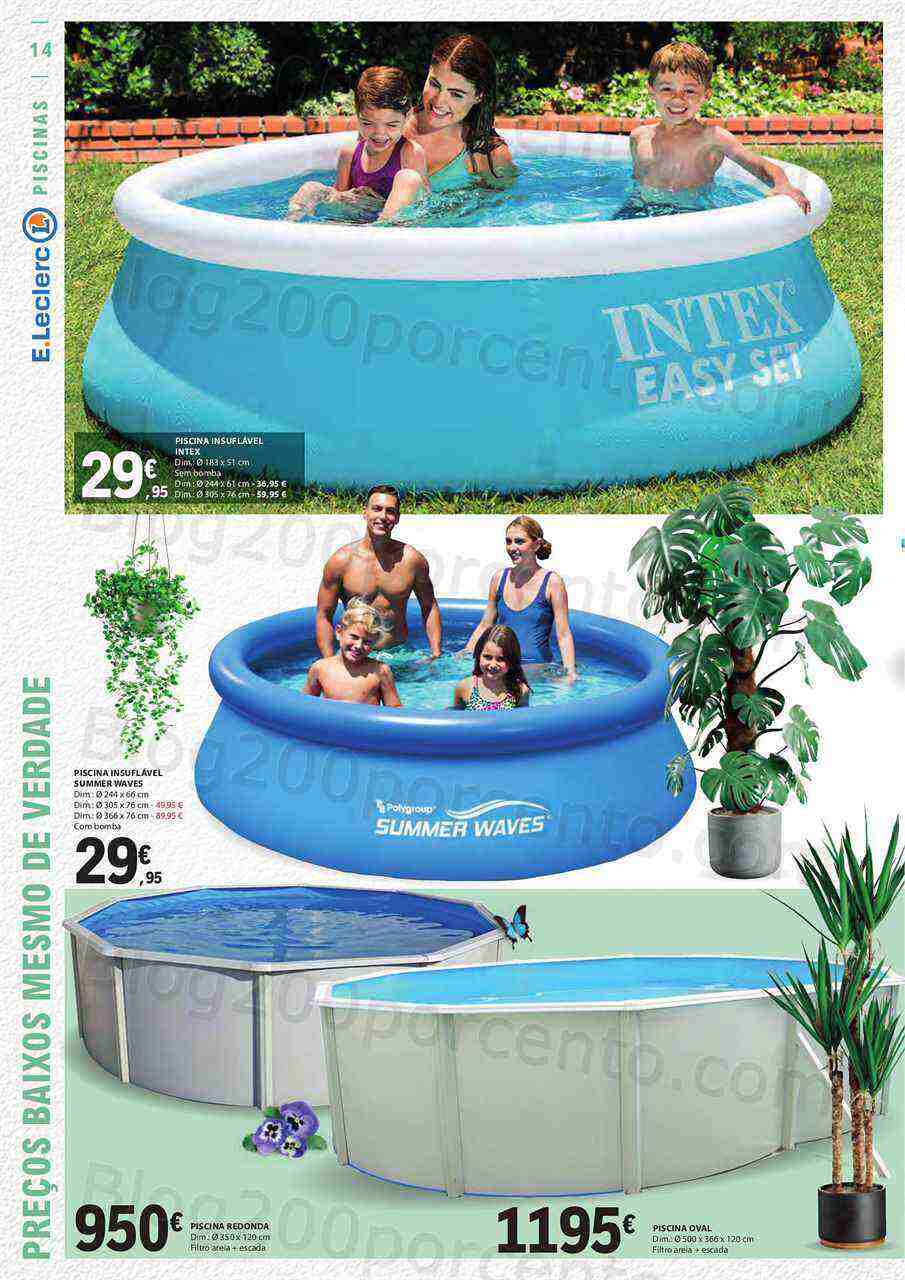 Antevisão Folheto E-LECLERC Especial Ar Livre Promoções de 2 a 28 maio