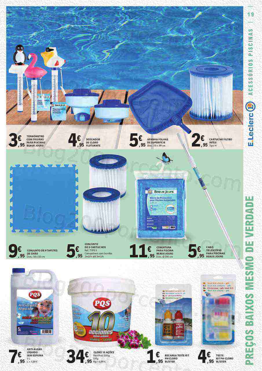 Antevisão Folheto E-LECLERC Especial Ar Livre Promoções de 2 a 28 maio