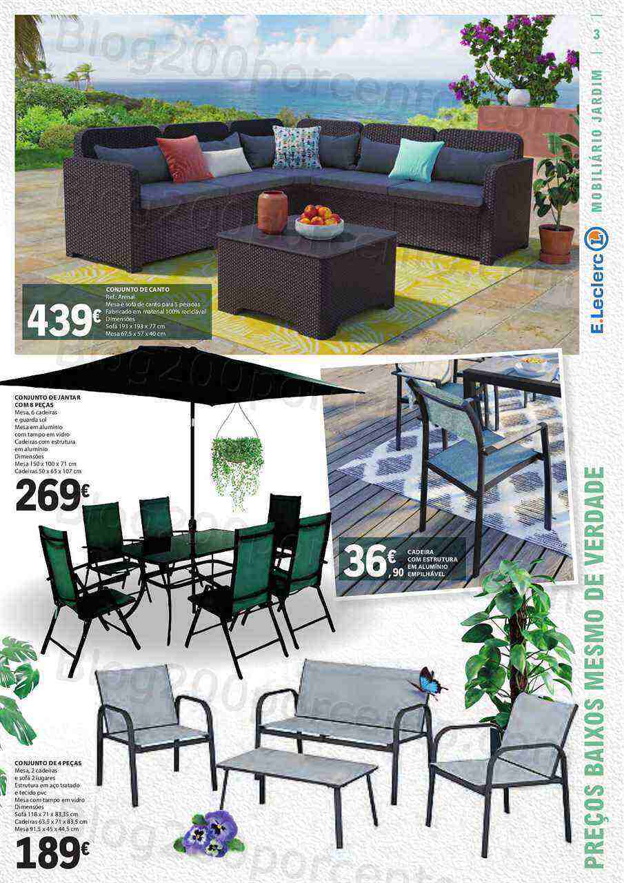 Antevisão Folheto E-LECLERC Especial Ar Livre Promoções de 2 a 28 maio