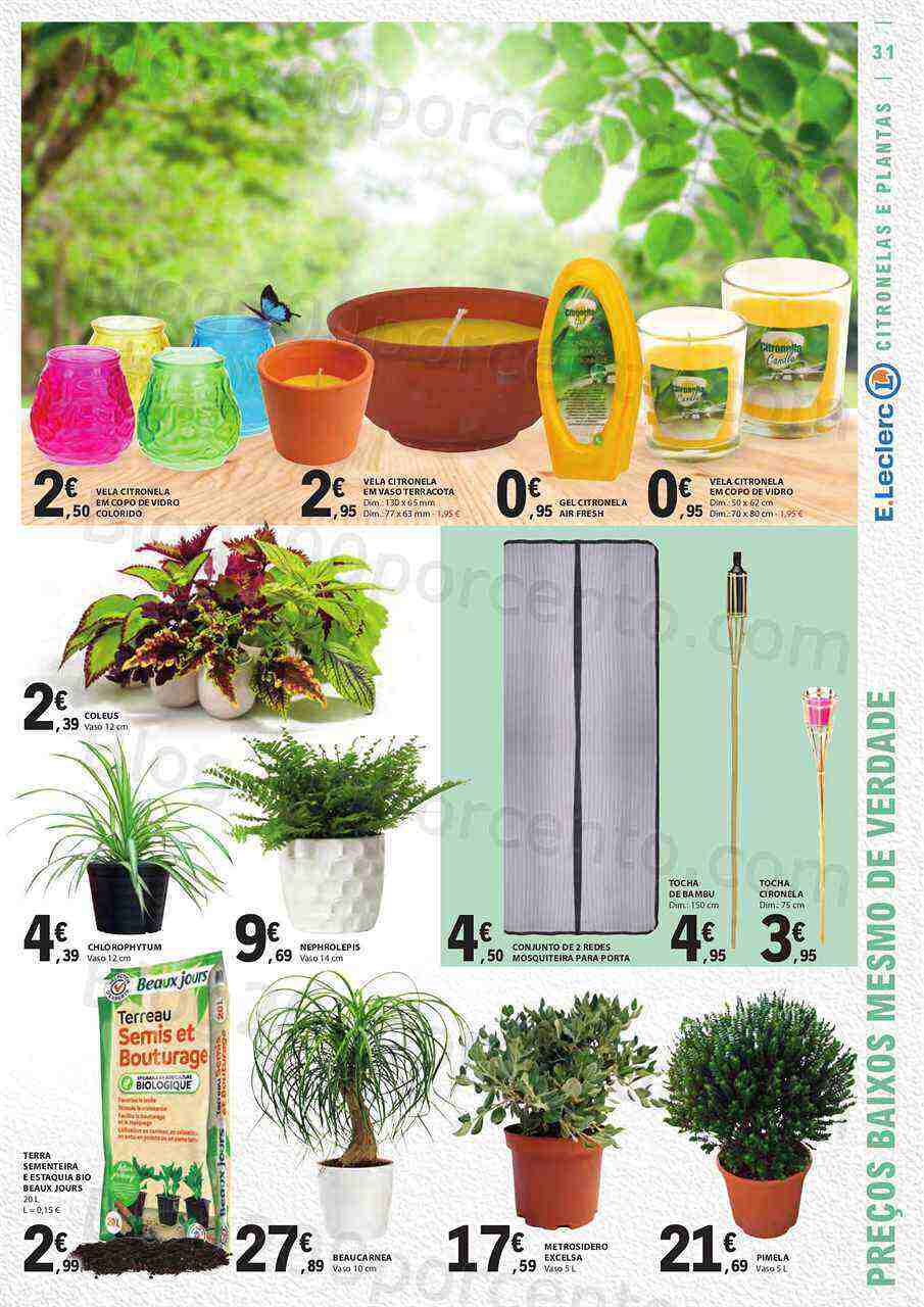 Antevisão Folheto E-LECLERC Especial Ar Livre Promoções de 2 a 28 maio