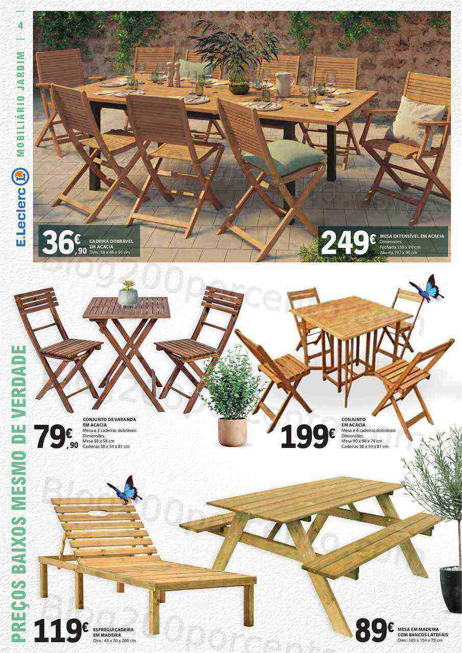 Antevisão Folheto E-LECLERC Especial Ar Livre Promoções de 2 a 28 maio