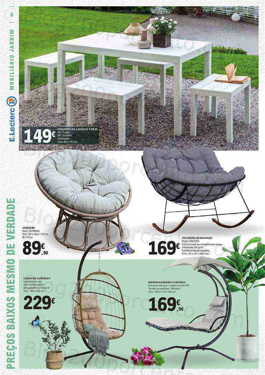 Antevisão Folheto E-LECLERC Especial Ar Livre Promoções de 2 a 28 maio