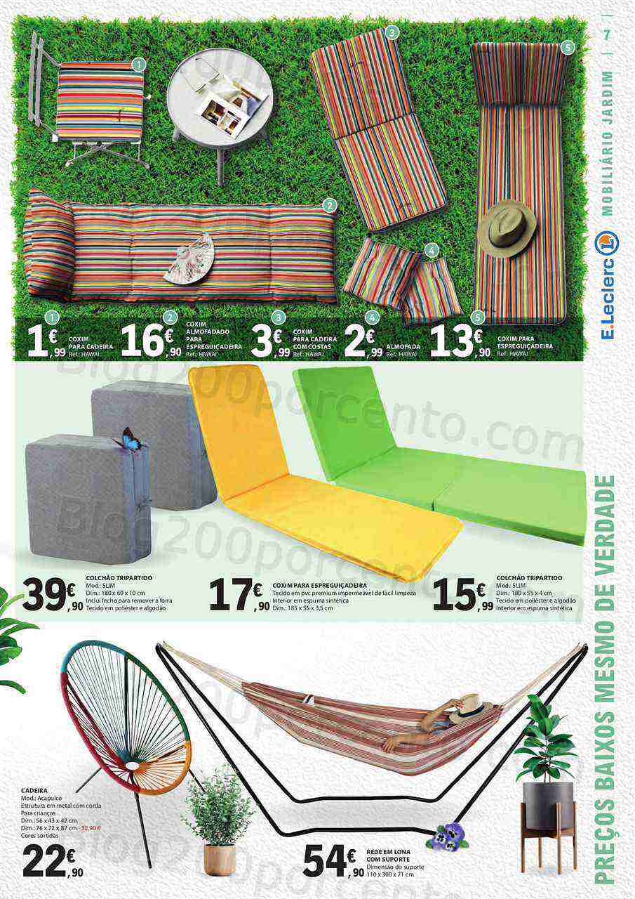 Antevisão Folheto E-LECLERC Especial Ar Livre Promoções de 2 a 28 maio