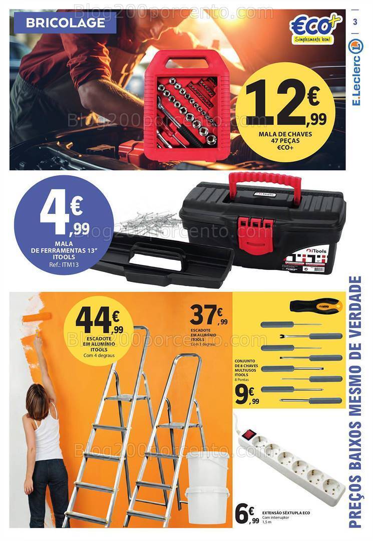 Antevisão Folheto E-LECLERC Bazar Promoções de 28 setembro a 11 outubro