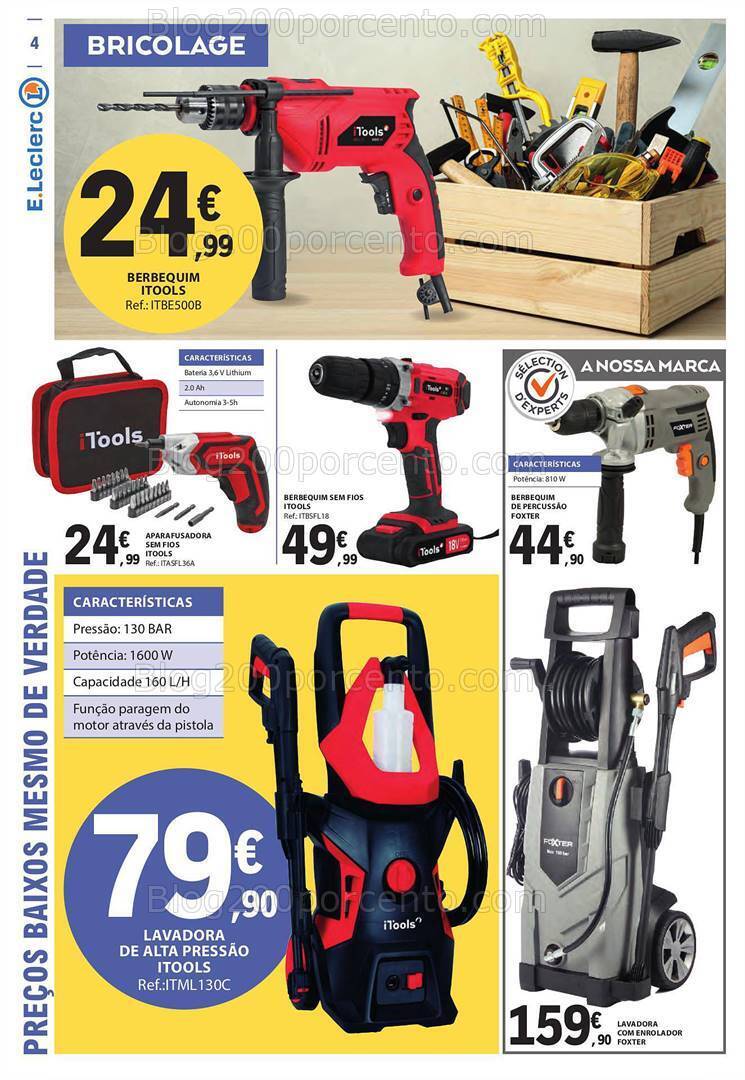 Antevisão Folheto E-LECLERC Bazar Promoções de 28 setembro a 11 outubro