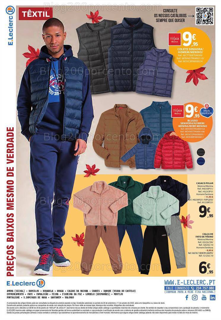 Antevisão Folheto E-LECLERC Bazar Promoções de 28 setembro a 11 outubro