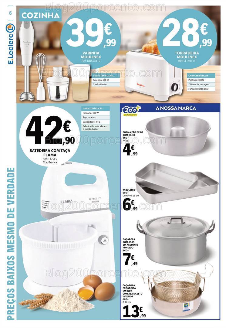 Antevisão Folheto E-LECLERC Bazar Promoções de 9 a 22 novembro